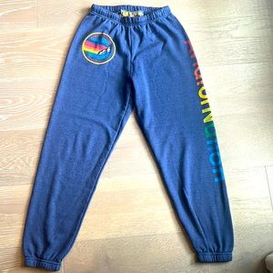 Aviator Nation navy sweatpants size small (women’s)